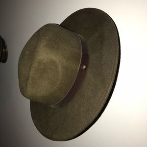 Lack Of Color Unisex Green Flat Brim Hat NWOT